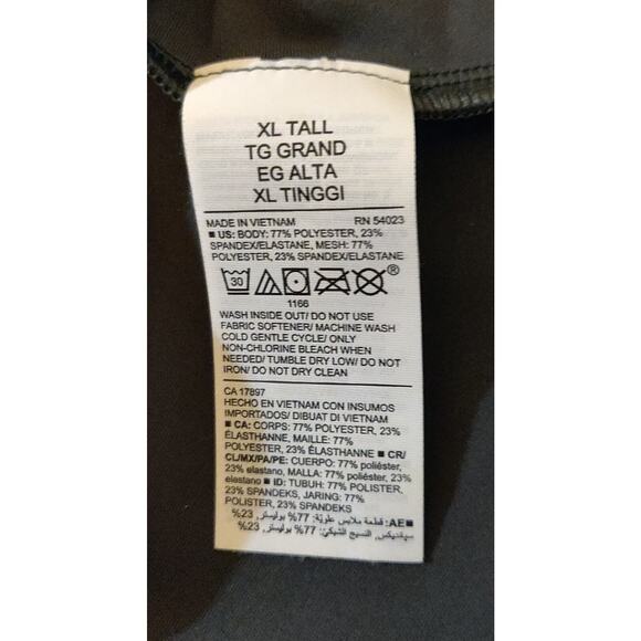 Old Navy Camouflage Dress Sz XL TALL Powersoft OLIVE GREEN Built-in Bra Stretchy - Picture 6 of 13